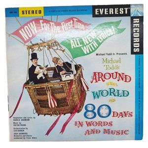 Around the World in 80 Days ORIGINAL CAST 1958 EVEREST STEREO BELOCK SDBR-1020